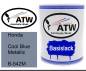 Preview: Honda, Cool Blue Metallic, B-542M: 1L Lackdose, von ATW Autoteile West.
